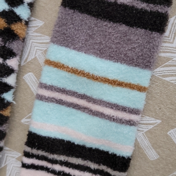 Little Miss Matched set of three 3 mix and match arm warmers, youth sized - Picture 7 of 8